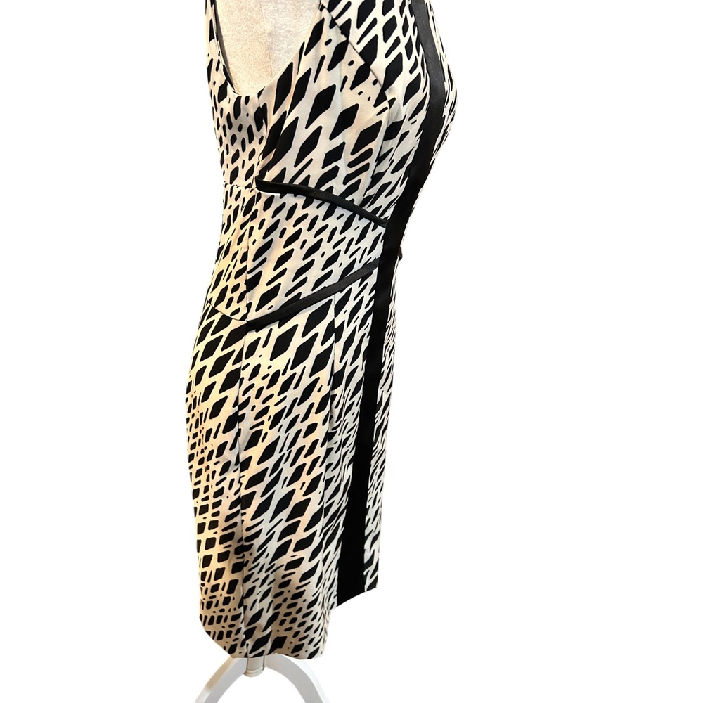 Black and White‎ Sleeveless Dress Sheath Career Cocktail Party